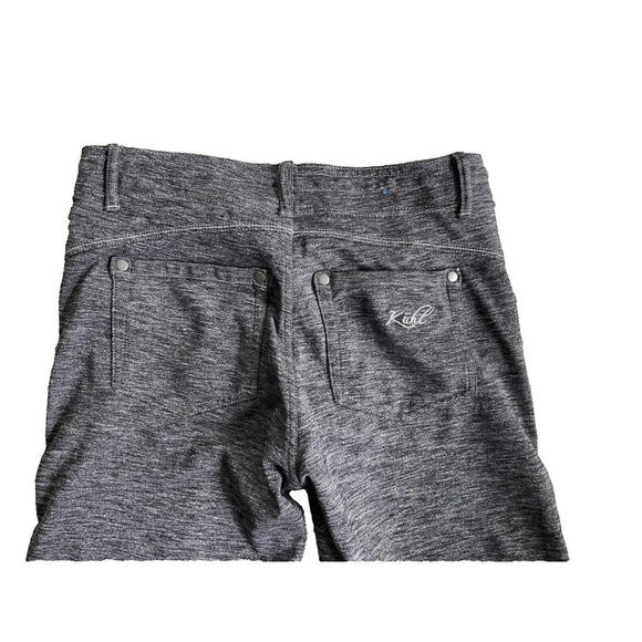 KUHL Mova Capri Pants Pull On Stretch Comfort Dark Heather Nylon Blend Womens 4 - Picture 6 of 9